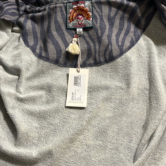 NWT Johnny Was Bluma Modern Zip Up Hoodie - Picture 8 of 13